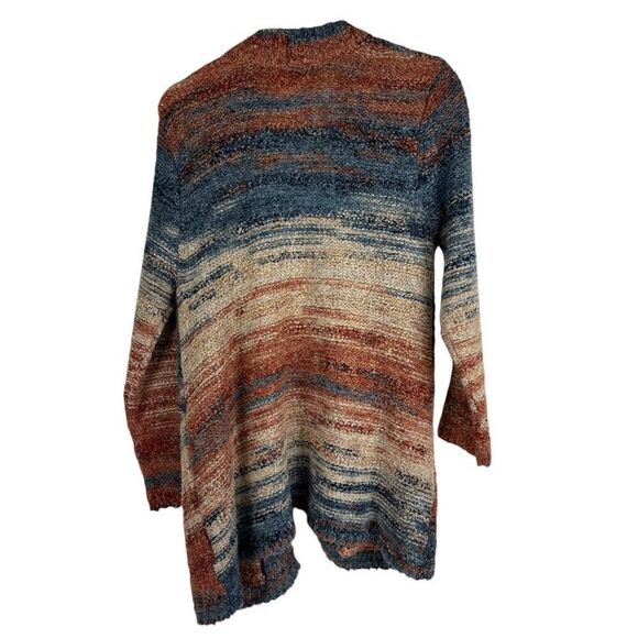 Ruby Rd. Ombre Open Front Cardigan size Large Petite - Picture 3 of 5